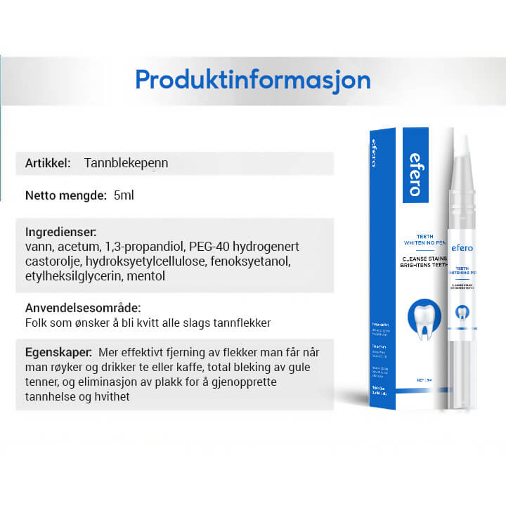 (40% RABATT) Tannblekepennen