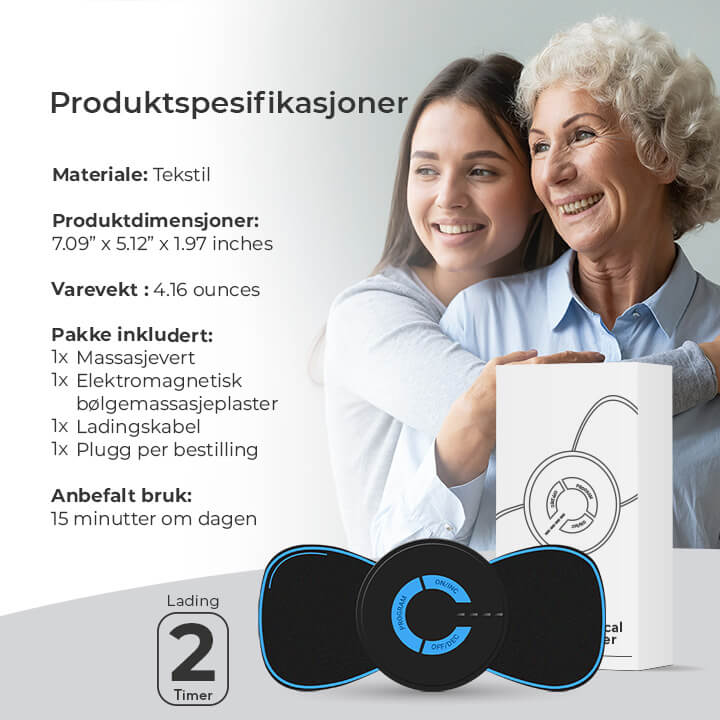 Whole Body Massager™ - Apparat til lindring av muskelsmerter